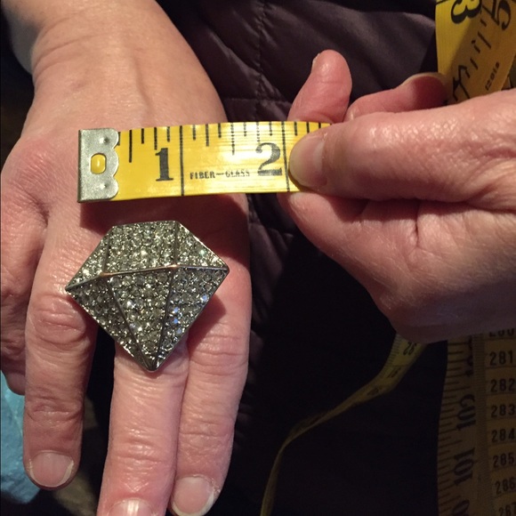 COPY - Big Rhinestone bling ring - Picture 3 of 4